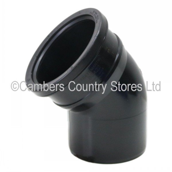 Soil Pipe & Fittings BS422B S/S Bend 135 Deg 110mm Cambers Country Store